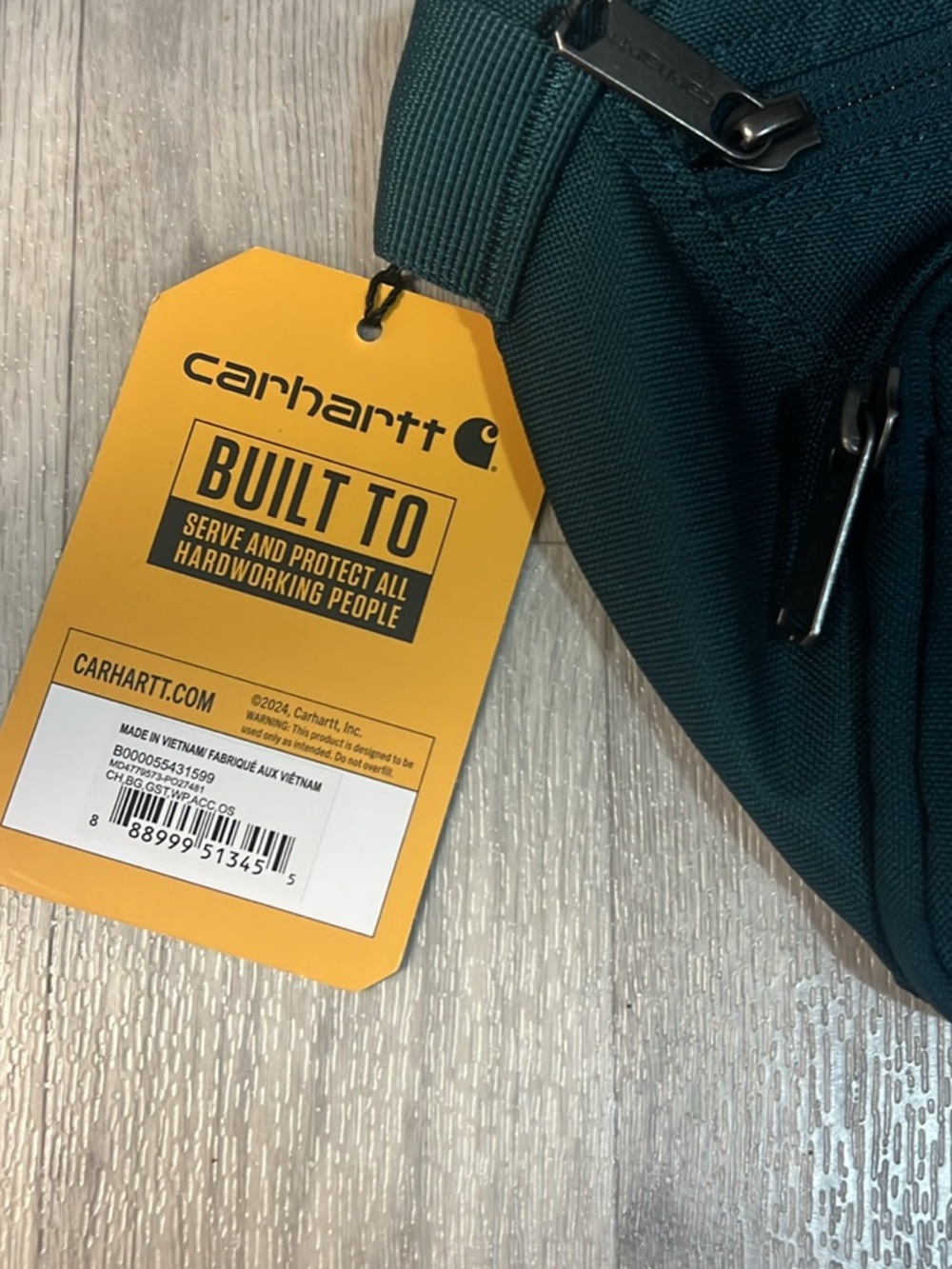 Carhartt Dark Green Waist Pack with Front Pocket - Picture 5 of 5